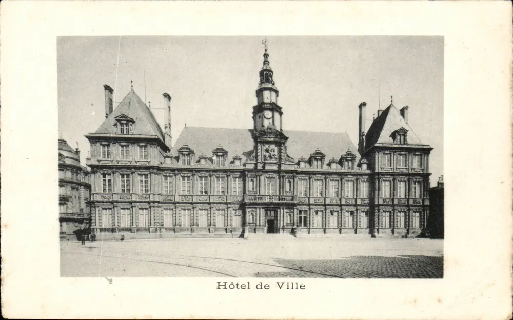 Hôtel de Ville — vista do edifício — sem editor ou número de série visíveis - Frente