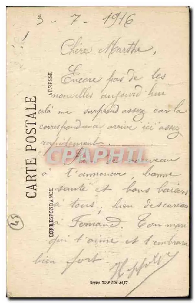 Orléans — Place de la République und die Turm des Museums — LL. n°128 - Rückseite