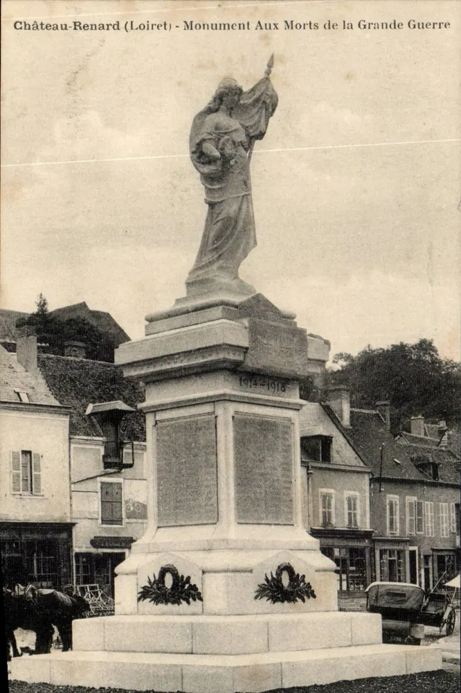 Château-Renard (Loiret) - Denkmal für die Gefallenen des Ersten Weltkriegs 1914-1918 - Vorderseite
