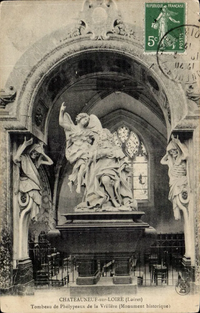 Grabmal von Phélypeaux de la Vrillère — Historisches Denkmal — L. Marchand, Nr. 45 - Vorderseite
