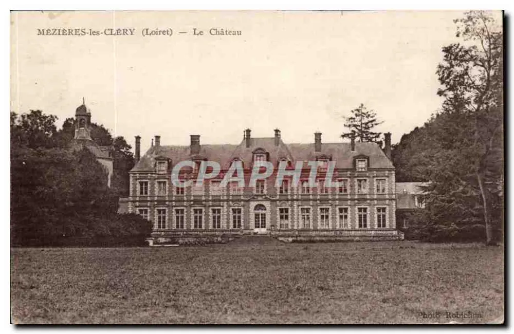Mézières-les-Cléry (Loiret) — O Castelo — Foto Robichon - Frente