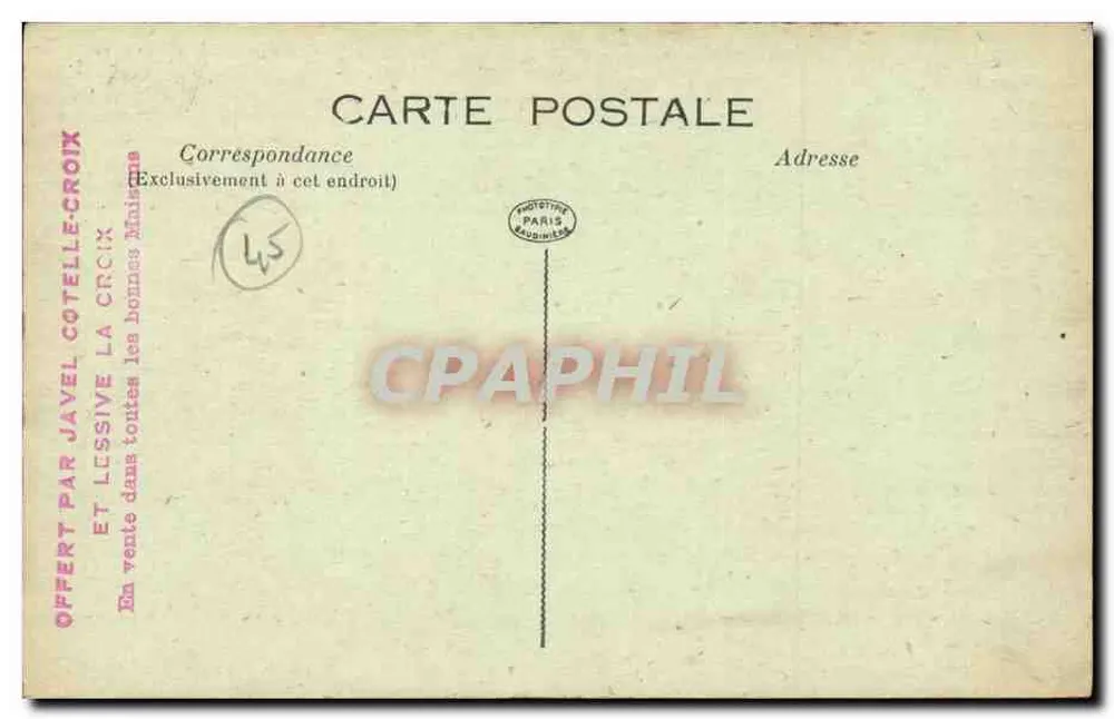 Ronceveaux bei Malesherbes — Die Hauptstraße — Verlag Philippe - Rückseite