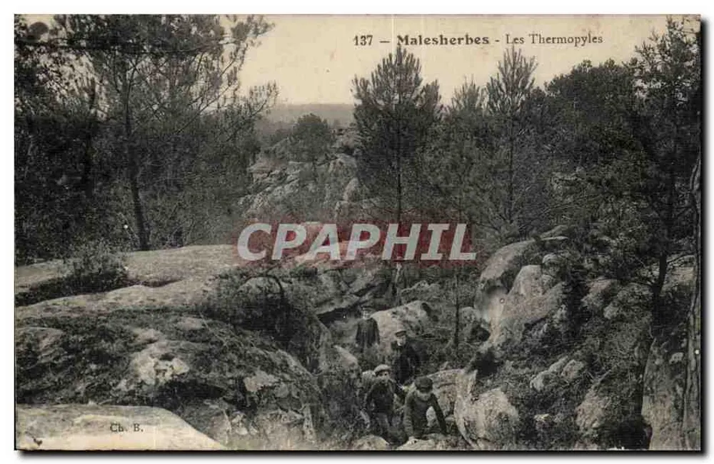 Malesherbes - As Termópilas — Cb. B. n°137 - Frente
