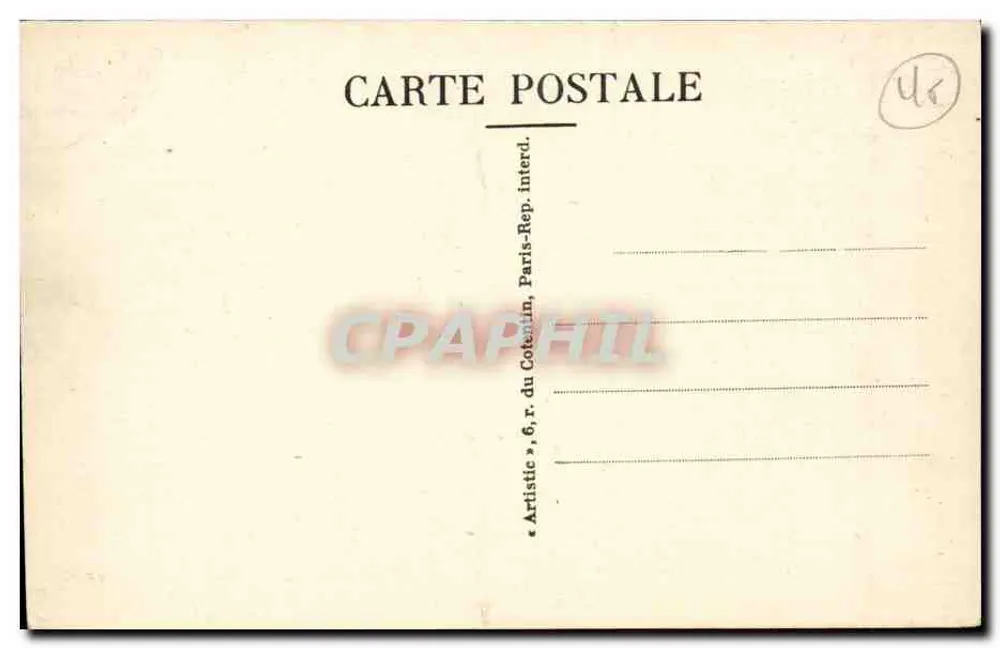 Igreja de Montcresson — Monumento classificado do século XIII — Lefèvre, editor n° 282-15 - Verso