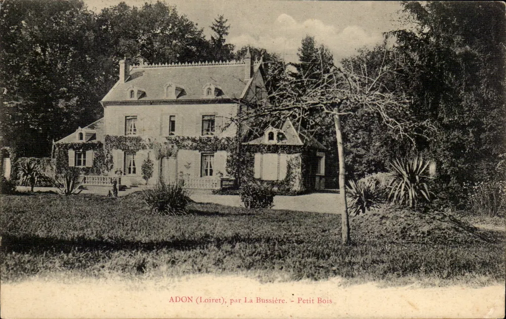 Adon (Loiret), por La Bussière — Petit Bois - Frente