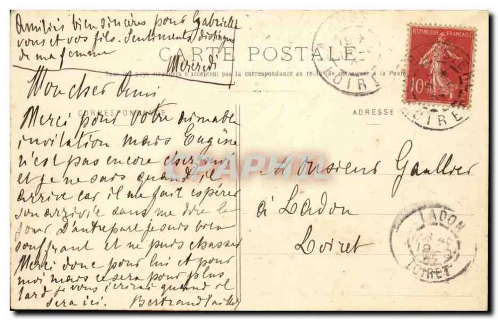 Adon (Loiret), por La Bussière — Petit Bois - Verso