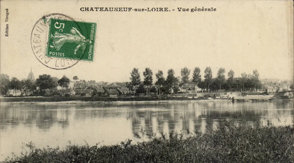 Châteauneuf-sur-Loire — Vista geral — Edição Vieugue - Frente