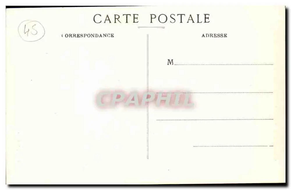 Montargis — A Porta da Cidade — Edição Bijl, Montargis - Verso