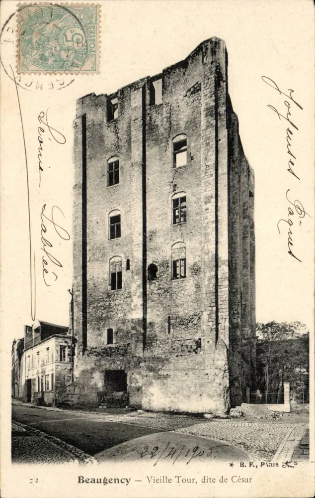 Beaugency — Velha Torre, dita de César — B.F. Plus - Frente