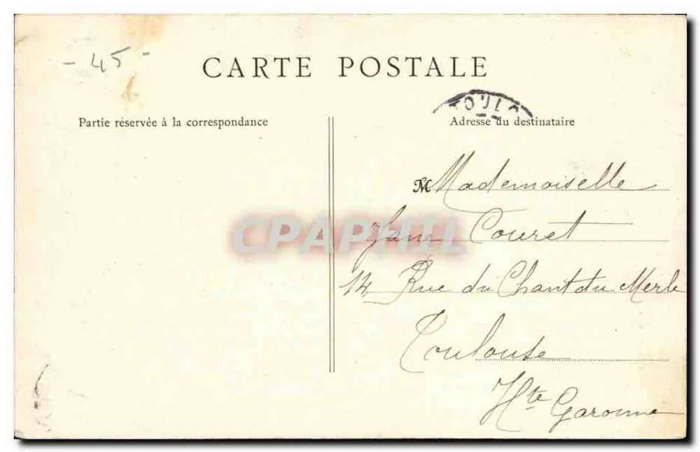 Beaugency — Velha Torre, dita de César — B.F. Plus - Verso