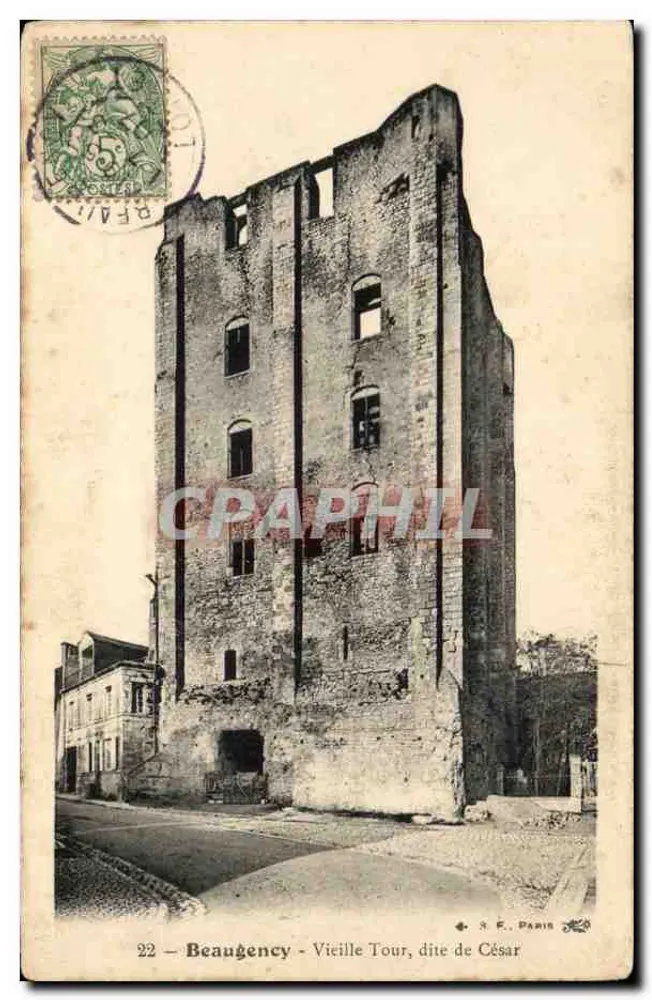 Beaungency - Torre Velha, dita de César — R. F. Paris, n°22 - Frente