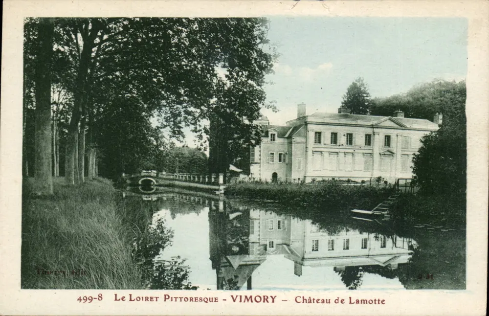 Vimory — Castelo de Lamotte — Le Loiret Pittoresque — editor Vimerry, n° 499-8 - Frente