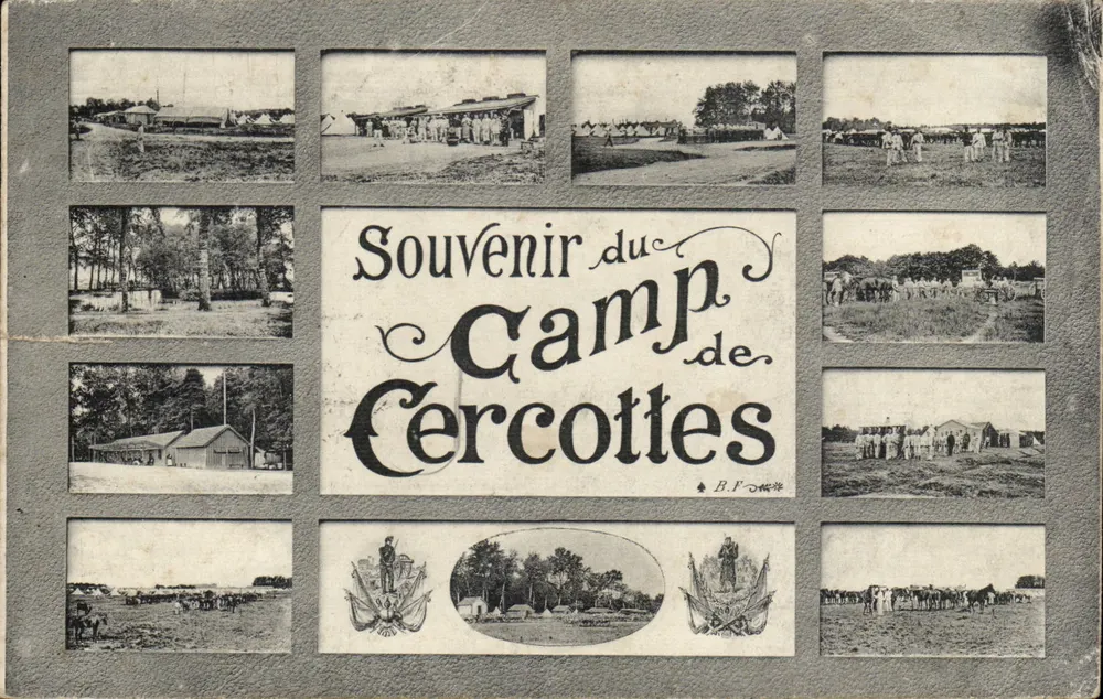 Campo de Cercottès — Lembrete do Campo de Cercottès — B.P.F. n° 44 - Frente