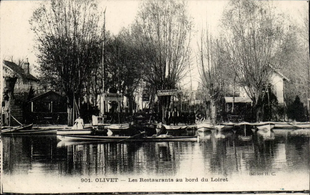 Olivet — Die Restaurants am Loiret — Ausgabe H.C. Nr. 901 - Vorderseite