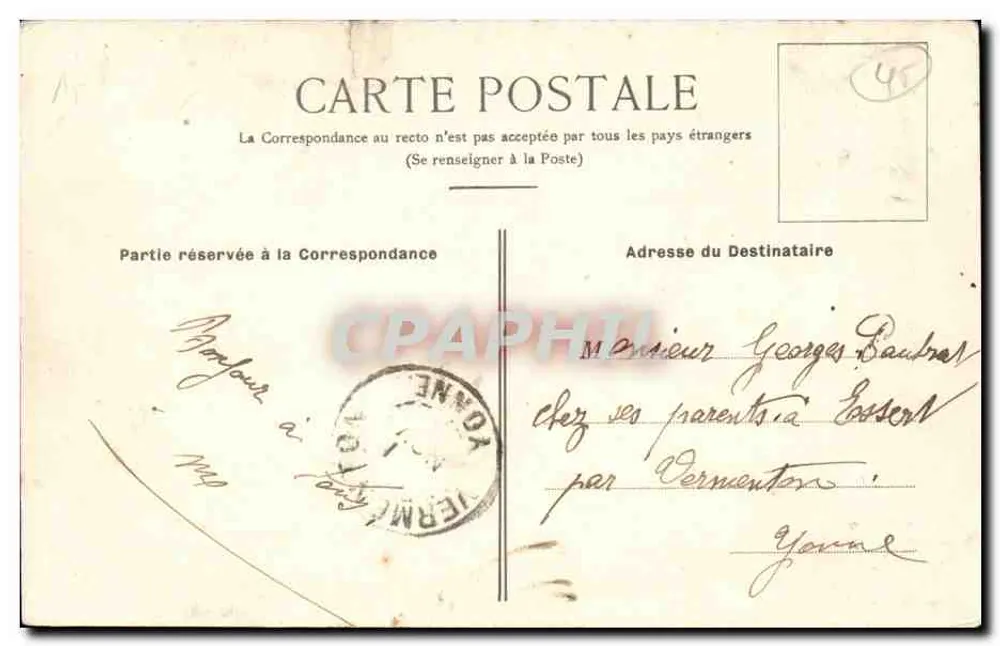Montargis — Visão geral — Editor não identificado, número de série não visível - Verso