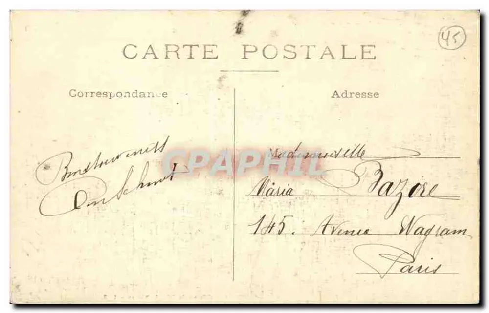 YÈVRE-LE-CHATEL — Torre do castelo de Amaury de Montfort no início do século XIII — Livraria Louis Joly, Pithiviers - Verso