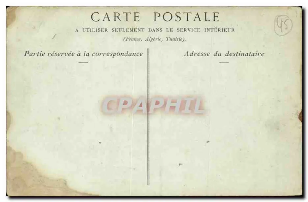 Arredores de Orleans — Olivet, as margens do Loiret — Coleções ND Ph. - Verso