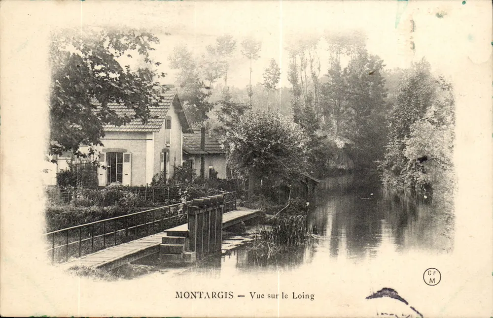 Montargis — Vista sobre o Loing — CFM - Frente