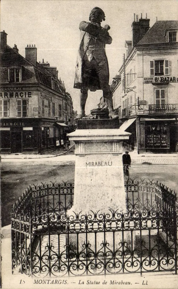 Montargis — A Estátua de Mirabeau — Editor L1 - Frente