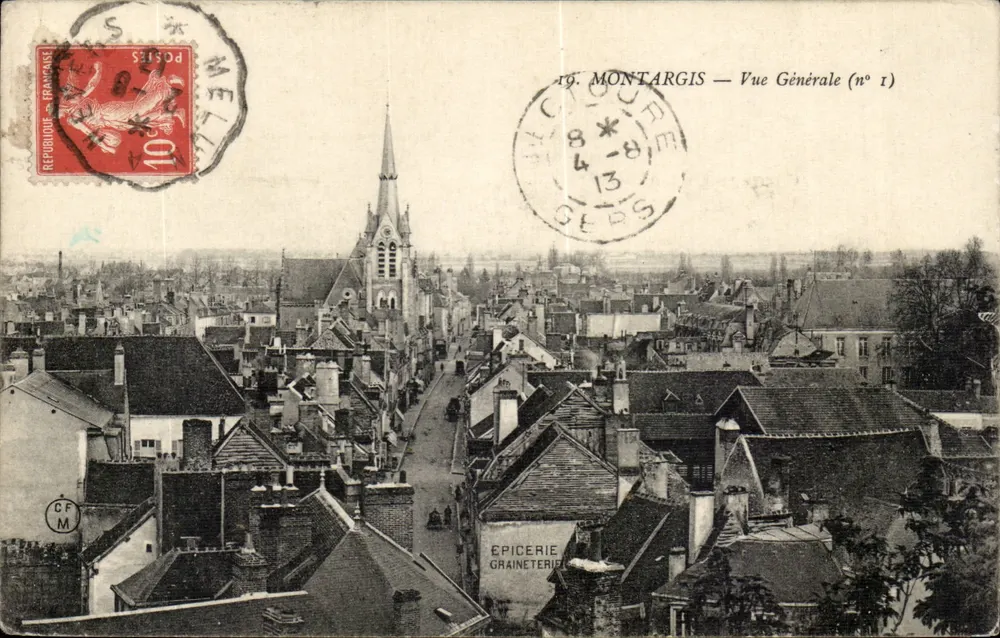Montargis — Vista Geral (n° 1) — Editor CFM - Frente