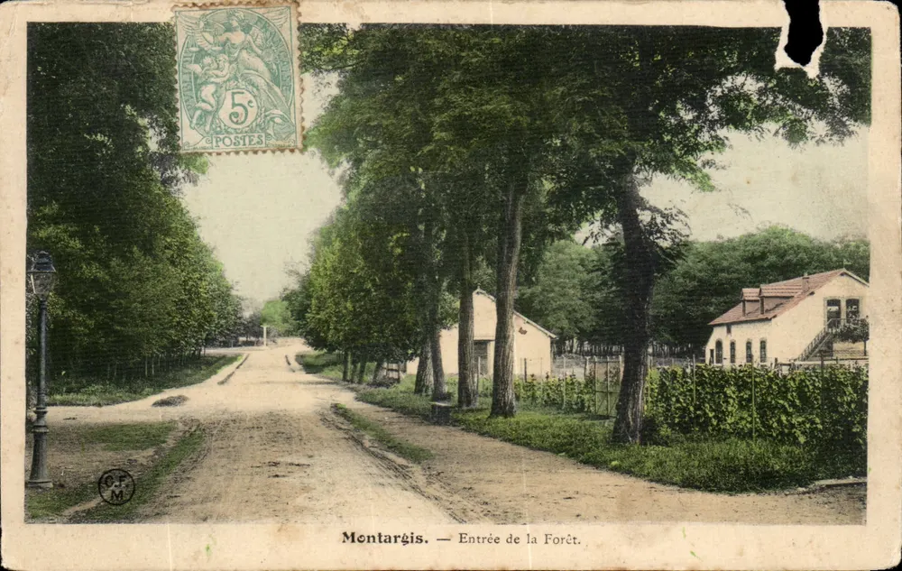 Montargis — Entrada da Floresta — C.F.M. editora - Frente
