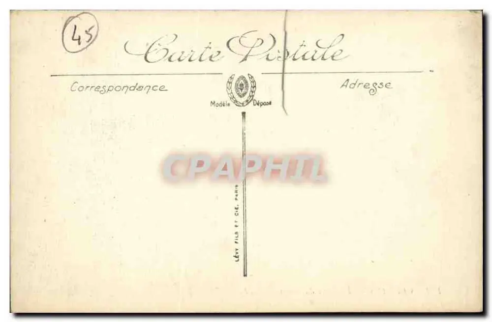 Orléans — La Place du Martroi — LL. n°112 - Verso
