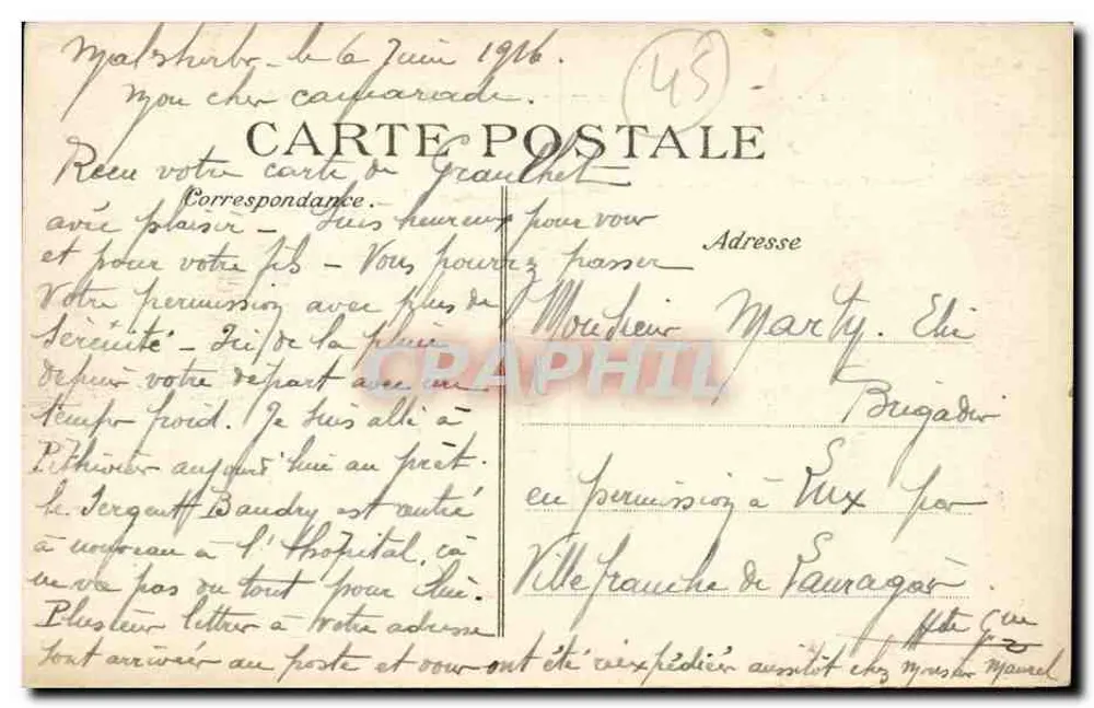 Orléans — Panoramablick auf die Loire — Saint-Euverte — Verlag D. LEREAUX, Nr. 4120 - Rückseite