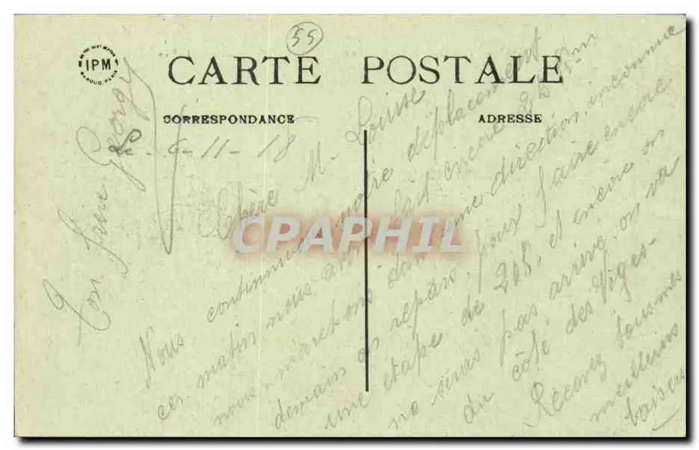 Ligny-en-Barrois (Meuse) — Rue Notre-Dame-des-Fossés — Éd. P. Getthire, Ligny - Rückseite