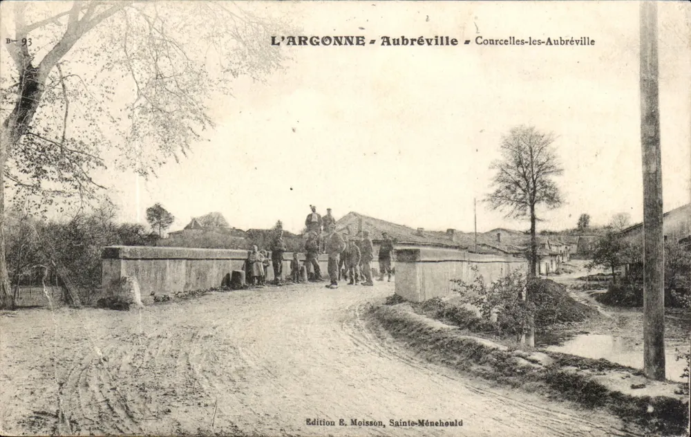 Die Argonne - Aubréville - Courcelles-les-Aubréville — Edition E. Moisson, Sainte-Ménéhould - Vorderseite