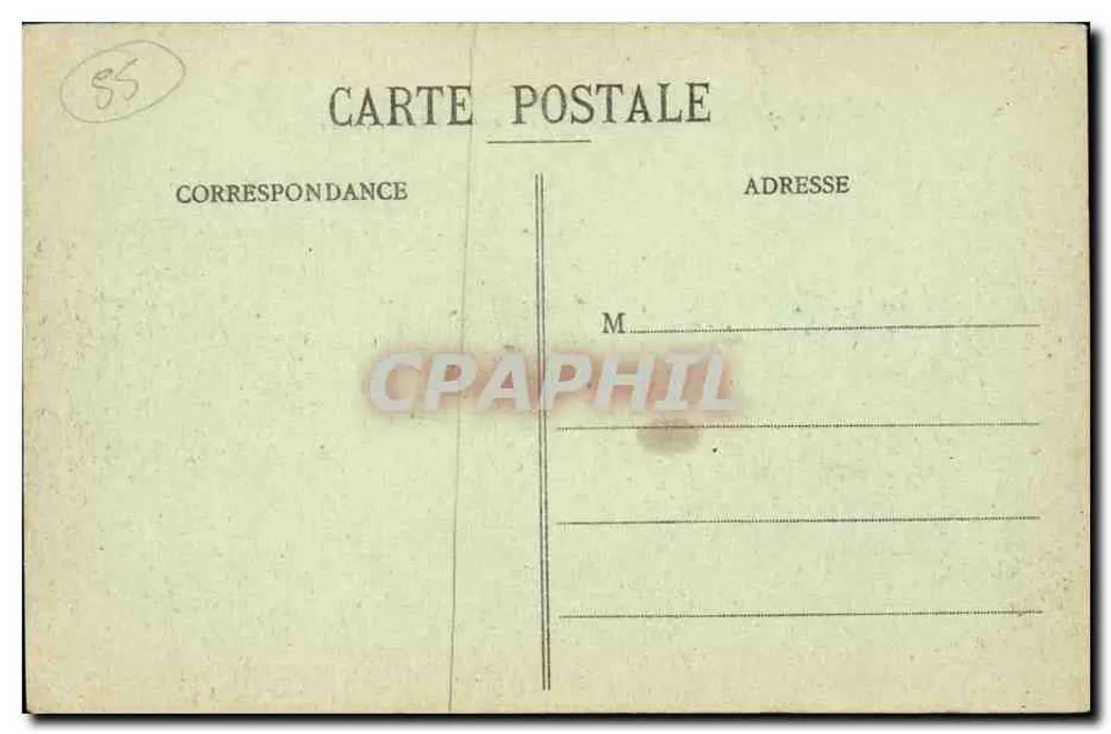 Fleury-sur-Aire (Meuse) — Die Käsefabrik und Route nach Clermont-en-Argonne — Weltkrieg 1914-17 - Rückseite