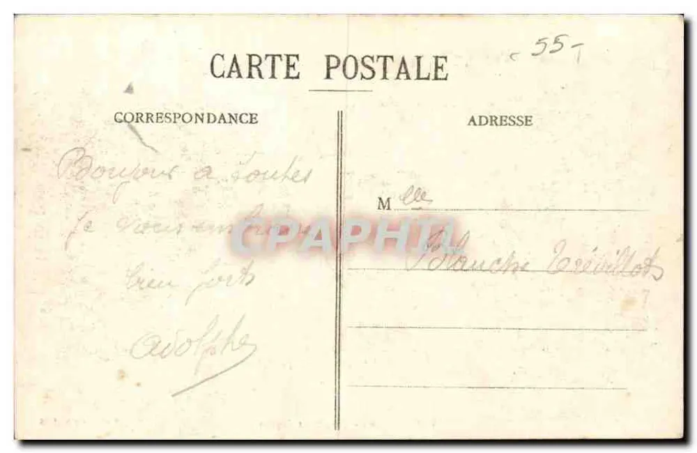 Void (Meuse) - Monument Cognot — editor Viad Nancy, n° 1158 - Verso