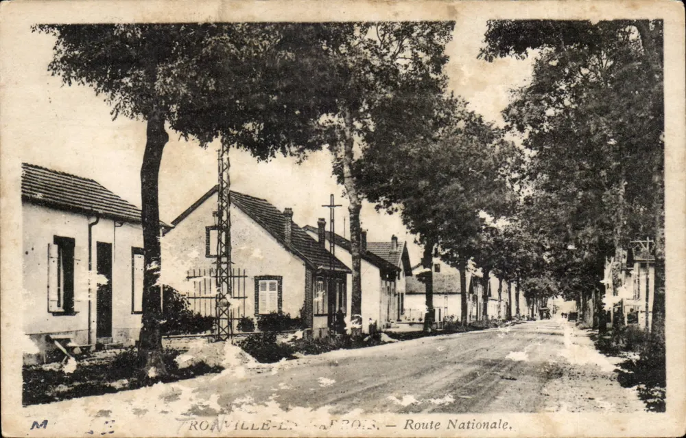 Tronville-lès-Pois - Rodovia Nacional — Editor M. M. (n° 55) - Frente