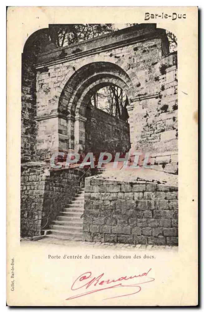 Eingang zur ehemaligen Burg der Herzöge — Bar-le-Duc — Gallet, Bar-le-Duc - Vorderseite