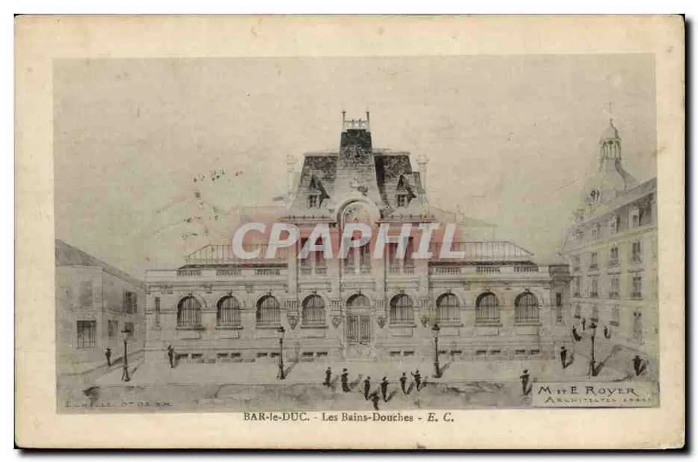 Bar-le-Duc - Les Bains-Douches - E. C. - Mite Royer Arquiteto - Frente