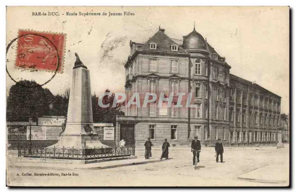 Bar-le-Duc - Höhere Schule für junge Mädchen — A. Collot, Buchhändler-Verleger, Bar-le-Duc - Vorderseite