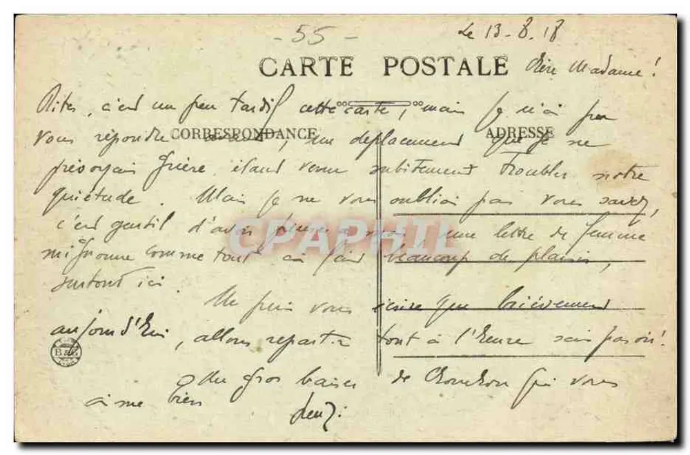 BAR-le-DUC | Meuse — Passagem Inferior — n°27 - Verso