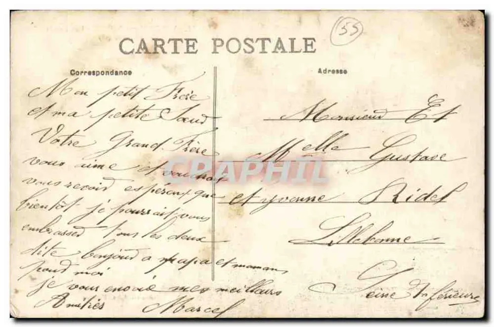 Verdun-sur-Meuse — As margens do rio Meuse (II) — Livraria Feys, Verdun - Verso
