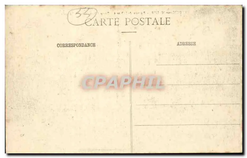Verdun-sur-Meuse - Zollamt - Tor Chaussée - Kathedrale - M. C. - Rückseite