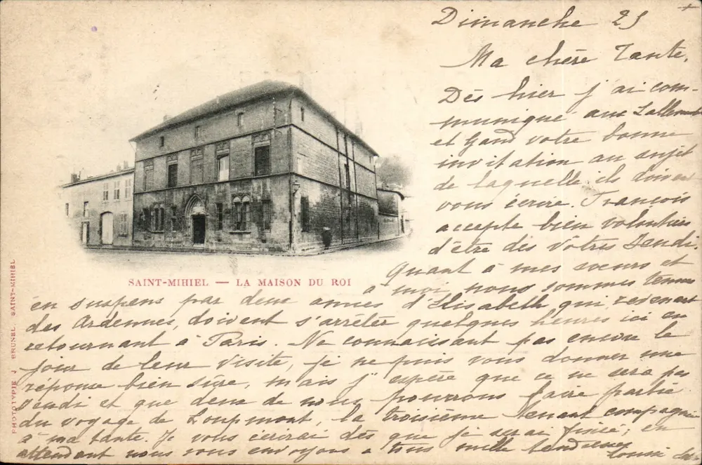 Saint-Mihiel — A Casa do Rei — Fototipia J. Brunel - Frente