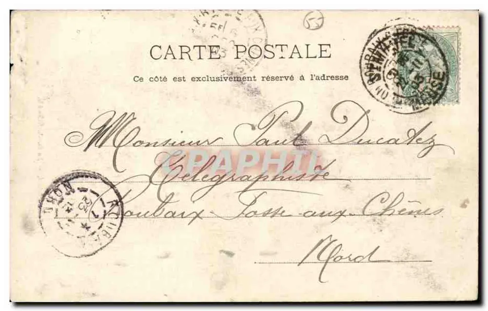 Saint-Mihiel — O Círculo Militar — editor Colin, St-Mihiel - Verso