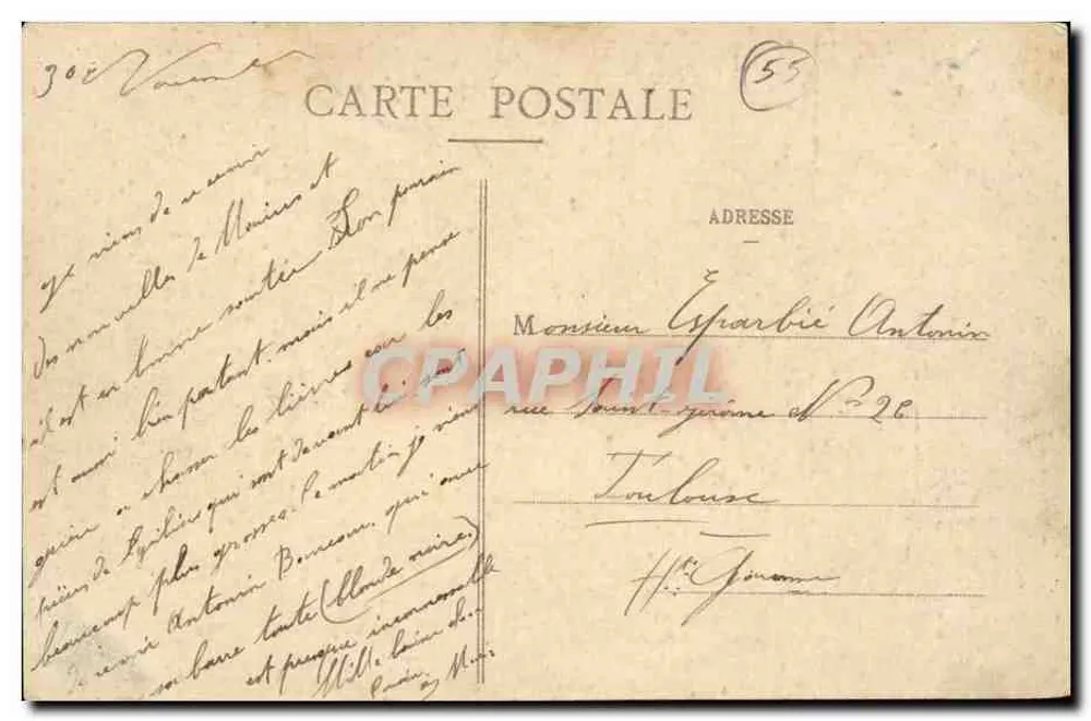 Verdun-sur-Meuse — O Ponte Beaurepaire — M. C. - Verso