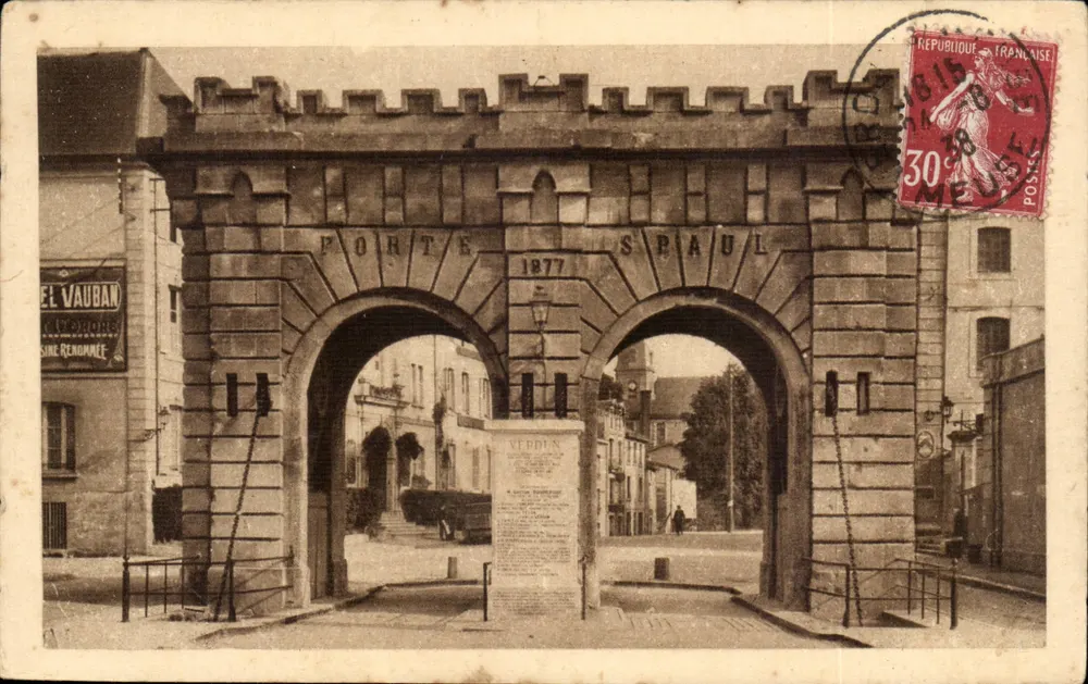 Verdun — A Porta Saint-Paul — Edição V. G. - Frente
