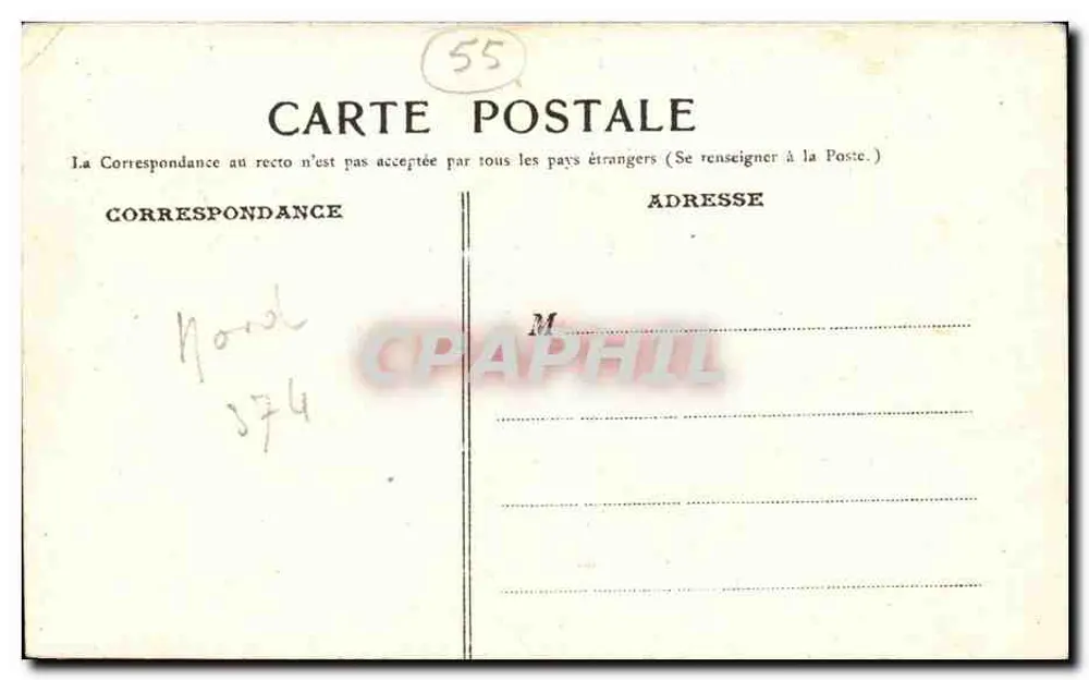 Verdun — A Porta Chaussée — Edição R. Vacher, Verdun - Verso