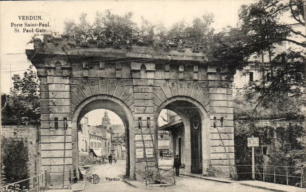 Verdun — Porta São Paulo — editor Ration, n° 1633 - Frente