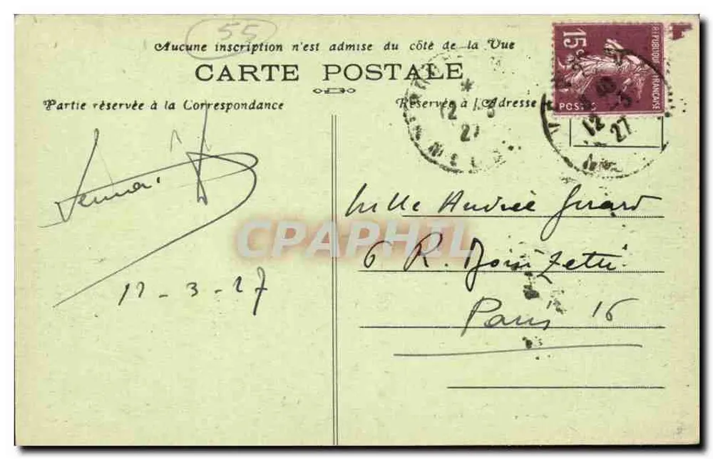 Verdun — Porta São Paulo — editor Ration, n° 1633 - Verso
