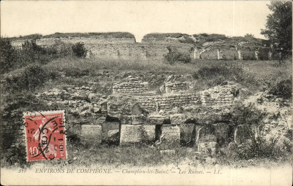 Champlieu-les-Bains — As Ruínas — LL. - Frente