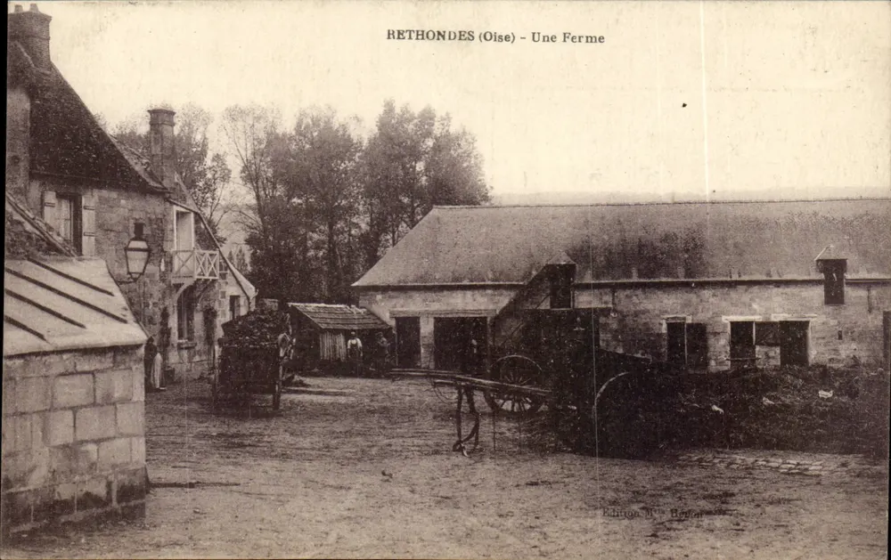 Rethondes (Oise) — Uma Fazenda — Edição Mme Hénon - Frente