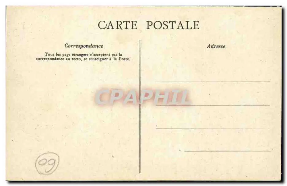Die Departemente: Oise — Karte mit Illustration des Schlosses Pierrefonds — Édition de la Chocolaterie d'Aiguebelle - Rückseite