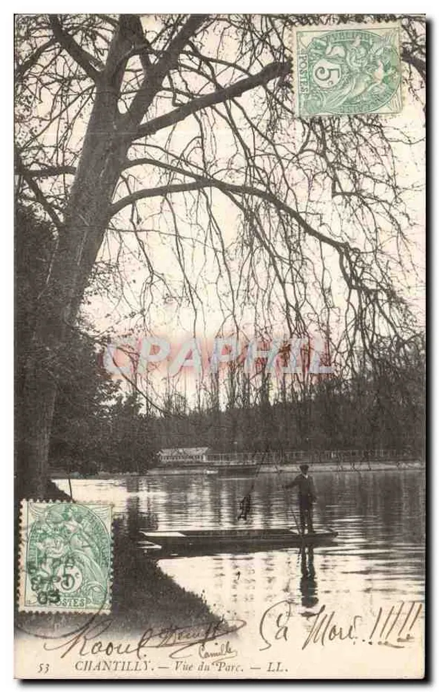 Chantilly — Visão do Parque — LL. — Editor Camille, n°53 - Frente
