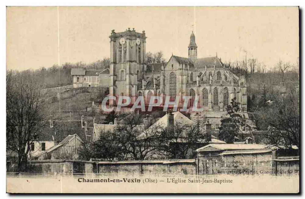 Chaumont-en-Vexin (Oise) — Die Kirche Saint-Jean-Baptiste — Bourgogne & Gisors (Verlag) - Vorderseite
